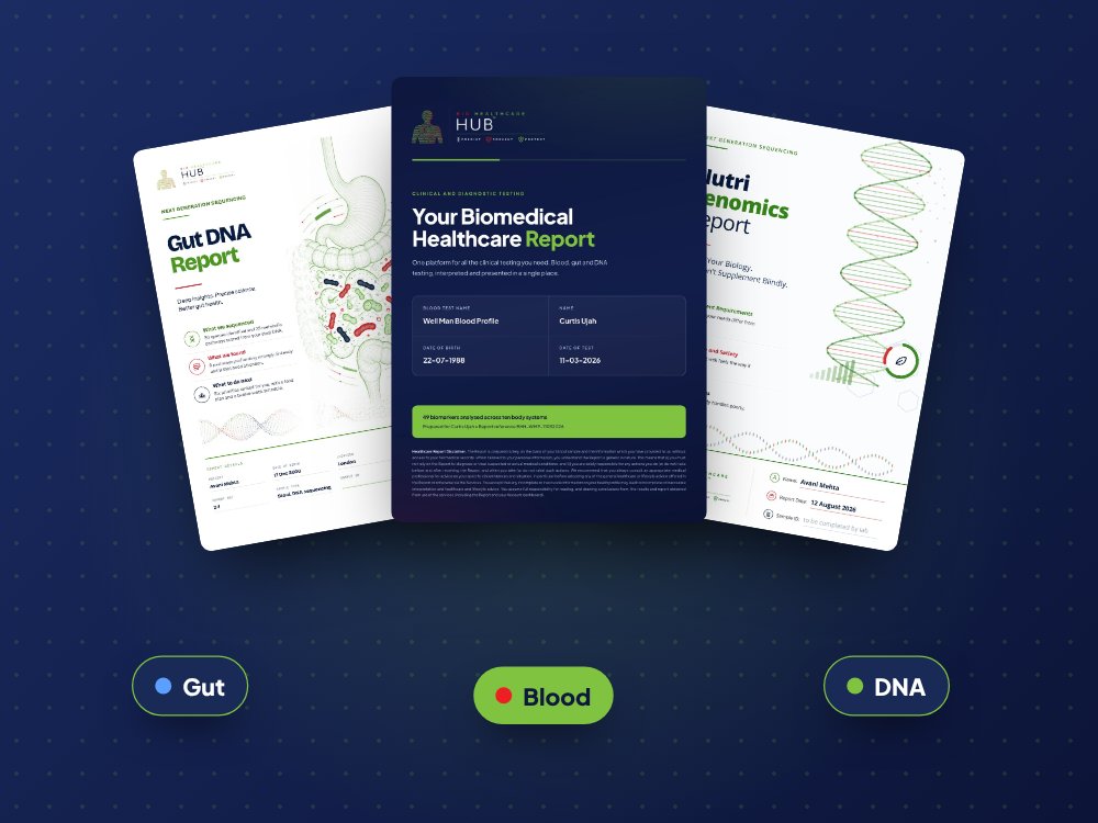 Choose a blood, gut or DNA test